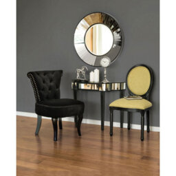 Orsina Modern Accent Wall Mirror, Sunburst Design Wall Mirror For Bedroom, Unique Indoor Wall Mirror For Hallway - thumbnail 2