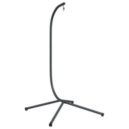 Walplus Hanging Egg Chair Stand Anthracite Steel - Chair Not Included - thumbnail 2