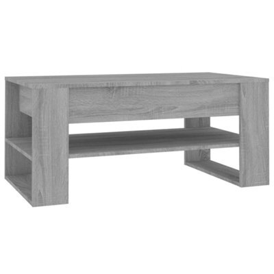 Vidaxl Coffee Table Grey Sonoma 102X55X45 Cm Engineered Wood - image 1