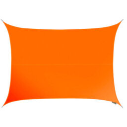 Kookaburra 6M X 5M Rectangle Water Resistant Orange Garden Patio Sun Shade Sail Canopy 96.5% Uv Block With Free Rope - thumbnail 1