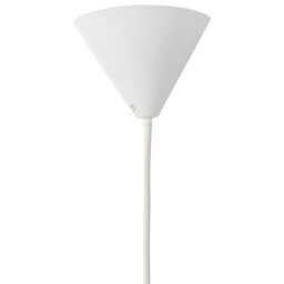 Wyld And Coco Modern Hanging Pendant Lamp White Linen Shade 40 X 40 X 80 Cm - Led Compatible - thumbnail 7