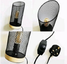 Metal Modern Table Lamp With Wooden Base Decorative Bedside Desk Light - thumbnail 4