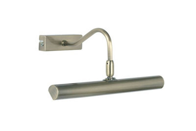 Luminosa Lighting Luminosa Linton 2 Light Picture Wall Lightantique Brass, G9