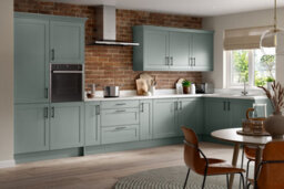 Kitchen Kit Sage Green Matt Shaker Door Slimline Appliance Door Flatpack Unit - 715X446mm - thumbnail 2