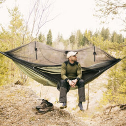 Amazonas Traveller Set Xxl Ultralight Camping Hammock With Mosquito Net, Tarp & Suspension Ropes - thumbnail 5