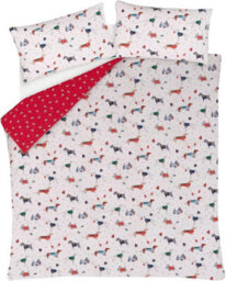 Smart Living Christmas Jumper Dog Puppies Reversible Duvet Cover And Pillowcase Set - thumbnail 5