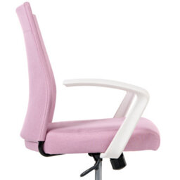 Beliani Scandinavian Office Chair Modra Pink - thumbnail 7