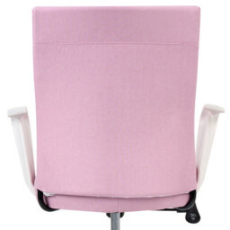 Beliani Scandinavian Office Chair Modra Pink - thumbnail 6
