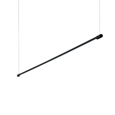 Ideal Lux Luminosa Yoko Led Decorative Linear Integrated Pendant Light Black, 3000K - image 1