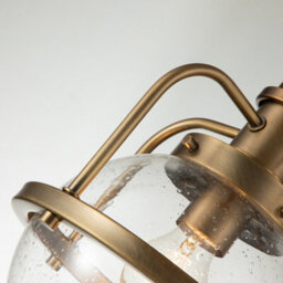 Luminosa Lighting Luminosa Kichler Triocent Globe Pendant Ceiling Light Natural Brass, Ip44 - thumbnail 4
