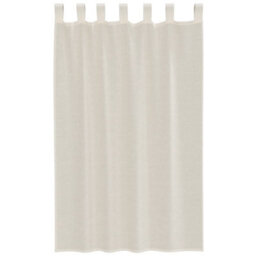 Berkfield Durable Voile Curtains With Tab Top 2 Pcs Cream - thumbnail 4