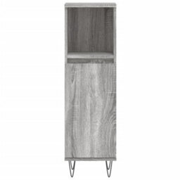 Vidaxl Bathroom Cabinet Grey Sonoma 30X30X100 Cm Engineered Wood - thumbnail 5