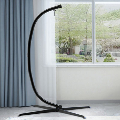 Fativo Universal Hammock Chair Stand, Heavy Duty C-Type Swing Frame 112X215Cm, Only W/stand - image 1