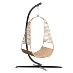 Fativo Universal Hammock Chair Stand, Heavy Duty C-Type Swing Frame 112X215Cm, Only W/stand - thumbnail 4