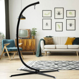 Fativo Universal Hammock Chair Stand, Heavy Duty C-Type Swing Frame 112X215Cm, Only W/stand - thumbnail 8