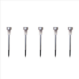 Samuel Alexander 36Cm Set Of 5 Stainless Steel Garden Solar Path Lights With White Leds - thumbnail 2