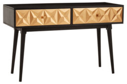 Premier Housewares Interiors By Premier Sleek Console Table, Modern Design Hallway Table For Hallway, Distinctive Sofa Table For Livingroom - thumbnail 2