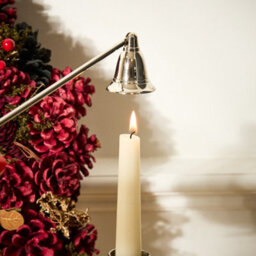Dibor Traditional Style Stag Head Silver Candle Snuffer - thumbnail 2