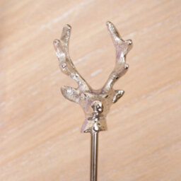 Dibor Traditional Style Stag Head Silver Candle Snuffer - thumbnail 5