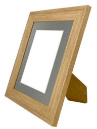 Frames By Post Scandi Oak Frame With Dark Grey Mount For Image Size 10 X 8 Inch - thumbnail 4