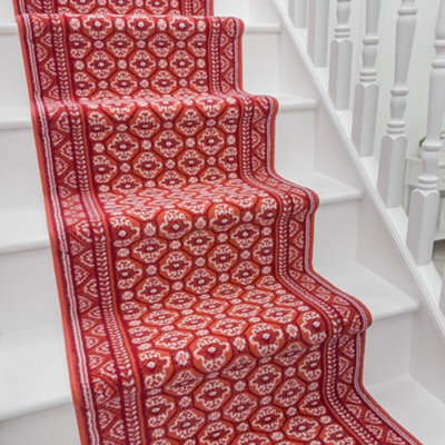 Heriz Stair Runner - Soft & Durable Carpet Runner For Stairs & Staircases, Multiple Lengths - image 1