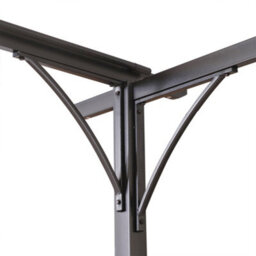 Outsunny 3.5X3.5M Pergola Metal Gazebo Backyard Porch Awning Retractable Canopy - thumbnail 9