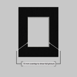 Ak Frames 20X16 Black Picture Mounts To Fit 15X10 Aperture Size - Mount Board Only (No Frame Included) - thumbnail 4