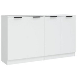 Berkfield Sideboards 2 Pcs White 60X30X70 Cm Engineered Wood - thumbnail 2