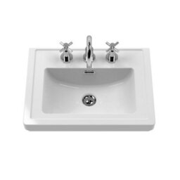 Dezine Colorado 500mm Cool Grey 3 Tap Hole Floorstanding Vanity Unit - thumbnail 2