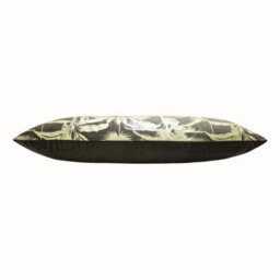Paoletti Malaysian Palm Foil Printed Velvet Cushion Cover - thumbnail 3