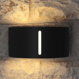 CGC Lighting Cgc Athena Dark Grey Curved Outdoor Wall Light - thumbnail 3