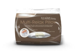 "Sleepworks Multi-Relax, Dual Layer Memory Foam & Hollowfibre Pillow Side Sleeper 230Tc Cotton 48Cm X 74Cm (19"" X 29"")" - thumbnail 1