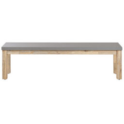 Beliani Garden Bench Ostuni 160 Cm Concrete Grey - thumbnail 4