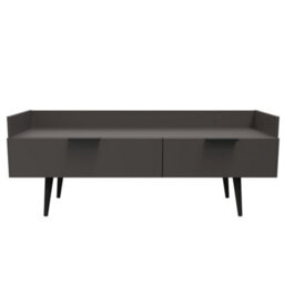 Fuji 2 Drawer Tv Unit In Graphite (Ready Assembled) - thumbnail 1