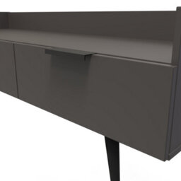 Fuji 2 Drawer Tv Unit In Graphite (Ready Assembled) - thumbnail 4