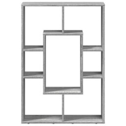 Berkfield Bookcase Grey Sonoma 63X20X90 Cm Engineered Wood - thumbnail 5