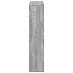 Berkfield Bookcase Grey Sonoma 63X20X90 Cm Engineered Wood - thumbnail 6