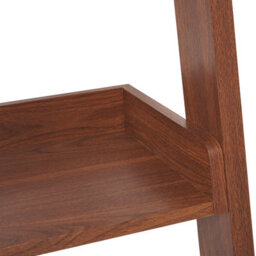 Beliani 5 Tier Shelving Unit Mobile Trio 167 Cm Dark Brown - thumbnail 6