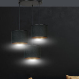 Emibig Lighting Emibig Hilde Pendant Lamp 3 X E27 Black With Black Shade - thumbnail 7