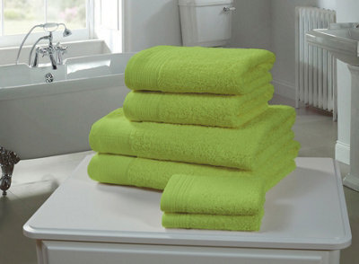Rapport Home Chatsworth Hand Towel Pure Cotton Lime