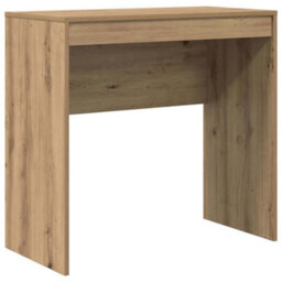 Berkfield Desk With Storage Artisan Oak Engineered Wood - thumbnail 4