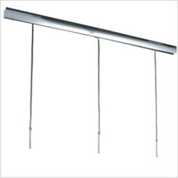 Luminosa Lighting Luminosa Euphoria Linear Pendant 3 Light L1/sgu10, Polished Chrome/opal White Glass - thumbnail 5