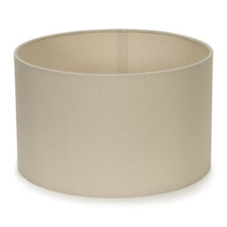 Valuelights Reni Natural Fabric Drum Ceiling Lamp Shade (D)25Cm