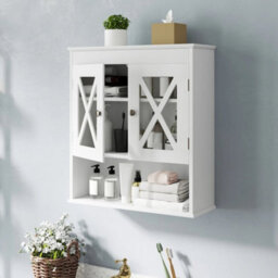 Bathroom Cabinet Wall Mounted Medicine Cabinet W/adjustable Shelf - thumbnail 3