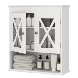Bathroom Cabinet Wall Mounted Medicine Cabinet W/adjustable Shelf - thumbnail 5