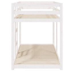Walplus Bunk Bed Without Mattress White 80X200 Cm Solid Wood Pine - thumbnail 6