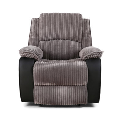 Eco Living Estora Manual Latch Recliner Armchair Grey - image 1