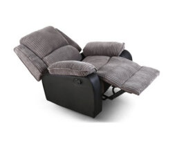 Eco Living Estora Manual Latch Recliner Armchair Grey - thumbnail 5