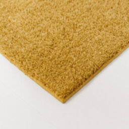 Uetian Golden Yellow Shaggy Rug With Soft 5Cm Pile Thickness For A Small Space Size 80X150Cm - thumbnail 3