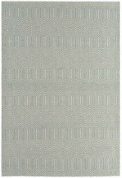 Modern Rug, Luxurious Wool Rug For Bedroom, & Livingroom, Cotton Geometric Rug, Duck Egg Geometric Rug-120Cm X 170Cm - thumbnail 1